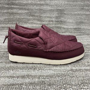 Sperry mens Top-Sider Moc-Sider slip on shoes Size 8.5 M Burgundy Lightweight